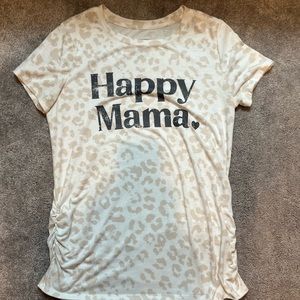 Women’s size L “Happy Mama” maternity top. Sonoma brand